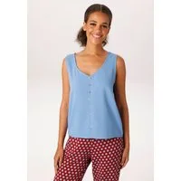 Aniston CASUAL Blusentop in Leinen-Optik