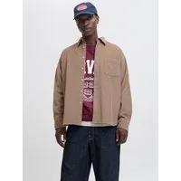 Jack & Jones Langarmhemd JORINWOOD OVERSIZED CORD SHIRT LS