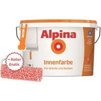 Alpina Wandfarbe Alpina Innenfarbe 10 Liter + Gratis Roller