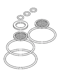 KWC Aquarotter Dichtungssatz, RoKera HRU, 2000106084 , 2000106084 2000106084