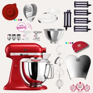KitchenAid Artisan 4,8 Liter KSM175 Spar-Set Pasta Deluxe mit...