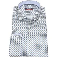 Pure Langarmhemd Slim Fit stark tailliert Haifischkragen