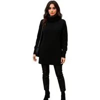 Worldclassca Rollkragenpullover WORLDCLASSCA Damen Rollkragen Pullover Lang Oversize Winter Fashion Neue Kollektion - Stilvolle und gemütliche Strickmode für Damen