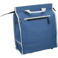 Dunlop Fahrradtasche für Gepäckträger (Fahrrad-Einkaufstasche mit 3 Fächern), Fahrrad Gepäckträgertasche wasserdicht