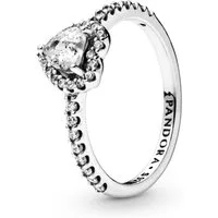 Pandora Silberring Damen-Elevated Heart