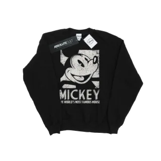 Disney - "Mickey Mouse Most Famous" Sweatshirt für Damen (Schwarz)
