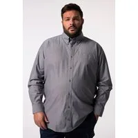 Men Plus Businesshemd Hemd Langarm Buttondown-Kragen Comfort Fit