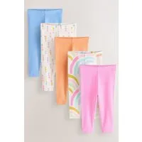Next Leggings Gerippte Leggings im 5er-Pack (5-tlg)