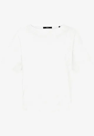 zero - Baumwoll-T-Shirt mit Stickerei - Gr. - 44