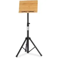 Classic Cantabile Notenpult Classic Cantabile OSW-100 Notenpult Bambus, Notenständer stufenlos höhenverstellbar und neigbar