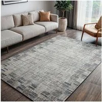 OTTO home Teppich Yasmin, LAGERRÄUMUNG!, rechteckig, Höhe: 8 mm, Kurzflor, modernes Design, mit Bordüre, pflegeleicht, Wohnzimmer