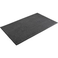 OTTO home Badematte Vanessa, Badvorleger, Badezimmer Teppich, Höhe 10 mm, rutschhemmend beschichtet, schnell trocknend, strapazierfähig, fußbodenheizungsgeeignet, Polyester, rechteckig, Badteppich, weiche Haptik, unifarben