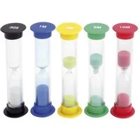 EDUPLAY Lernspielzeug Sanduhren Set, klein 9cm hoch (5-St)