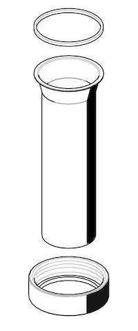 Schell Spülrohrverschraubung ab 10/2011, chrom, 296690699 296690699