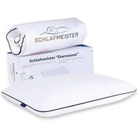 Schlafmeister Kopfkissen Kinderkissen Memory Foam mit waschbarem Bezug 45 x 30 x 8 cm, Bezug: Baumwolle