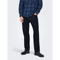 ONLY & SONS Regular-fit-Jeans ONSEDGE STRAIGHT BROMO 0017 DOT DNM NOOS