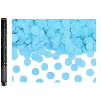 partydeco Streudeko, Konfettikanone Baby Geschlecht - Junge 60cm blau