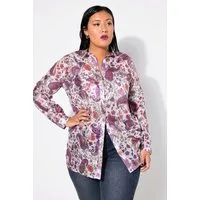 Studio Untold Longbluse Hemdbluse Boxy Shape Paisleyprint
