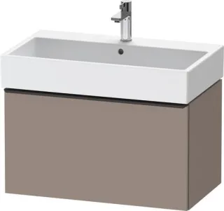 Duravit D-Neo Waschtischunterbau wandhängend Basalt Matt 784x442x440 mm - DE42730BD430000 DE42730BD430000