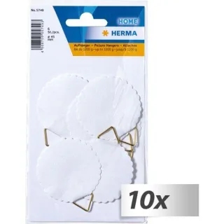 10x1 Herma Bildaufhänger 45 wasserlöslich gummiert 5749