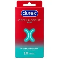 durex Kondome DUREX Gefühlsecht Slim Kondome 52,5mm - 10 Stück