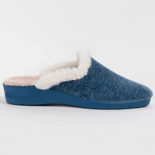 Northome Hausschuh Carliper Blau