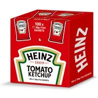 Heinz Saucen, Heinz Tomato Ketchup CUBE Sachet fruchtig würzig 100 x 17ml 1700ml