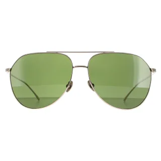 Lacoste Aviator Unisex Glänzend Gold Grün L209S