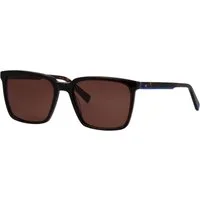 HUMPHREY´S eyewear Sonnenbrille 588181 Form rechteckig, blauen Akzenten am Bügel, adc uv 400