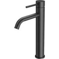 LuxusKollektion Waschtischarmatur Wasserhahn Schwarz Hoch Auslauf 190mm Einhebelmischer Badezimmer