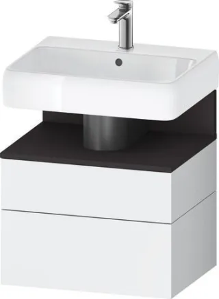 Duravit Qatego Waschtischunterbau wandhängend Weiß Matt 590x470x590 mm - QA4393080180000 QA4393080180000