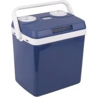Vaiko Elektrische Kühlbox Elektrisch Mini Kühlschrank für KFZ Auto Camping, 32 l, leicht und mobil, mit ECO-Modus, 12 & 230 V Anschluss kühlt und wärmt