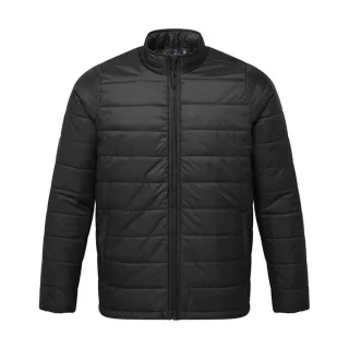 Premier Mens Recyclight Gepolsterte Jacke (Schwarz)