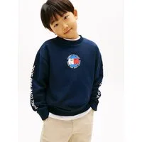 Tommy Hilfiger Sweatshirt FUN FLAG GRAPHIC SWEATSHIRT Kinder bis 16 Jahre, Druck, Rundhals