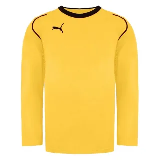 Puma V5.08 Langarm Crew Neck gelber Herren Fußballhemd 700472 07