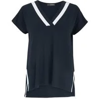 Doris Streich T-Shirt mit Kontrasteinsatz