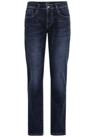 camel active - Relaxed Fit Jeans mit 2-Wege Stretch indigo - Gr. - 32