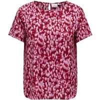 JDY Kurzarmbluse CARVICA S/S TOP WVN NOOS