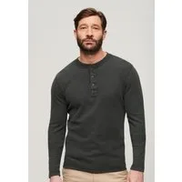 Superdry Langarmshirt WAFFLE LONG SLEEVE HENLEY TOP