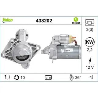 Valeo Anlasser 2,2 kW Nissan Opel Renault 438202