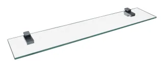 Fackelmann Glasablage 60x12, 2 Halter, Wandmont., 85386 85386