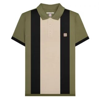 Lambretta - Poloshirt für Herren, Vintage (Khakigrün)
