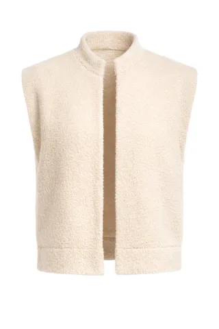 Rino & Pelle - Boxy-Fit Strickweste beige - Gr. - XL