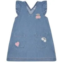 Hust & Claire Jeanskleid HCKaroline Sparkling (1-tlg) Kinder Jeanskleid mit Glitzersteinen Mädchen