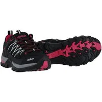 CMP Rigel Low WP (Trekking, wasserdicht) schwarz/magenta Damen Wanderschuh