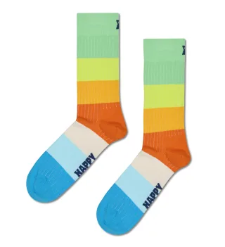 happy socks - Chunky Stripe 2 Sock Grün - Gr. - 43.5