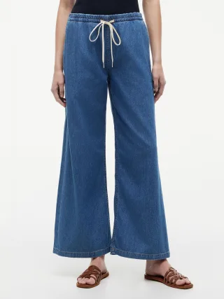 ELASTIC WAIST WIDE LEG MIA - Gr. - XL