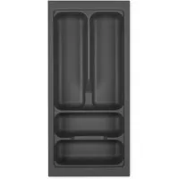 SO-TECH® Besteckeinsatz ORGA-BOX I oriongrau mit Anti-Rutsch-Beschichtung, 219 x 473 mm im 30er Schrank