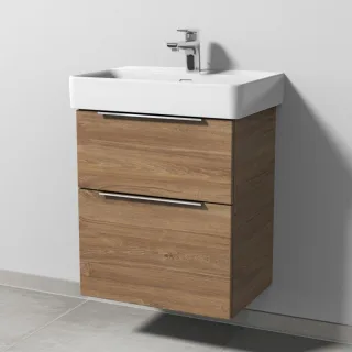 Sanipa 3way Waschtischunterbau zu Laufen Pro S Waschtisch mit 2 Auszügen, Eiche-Kansas UM78559