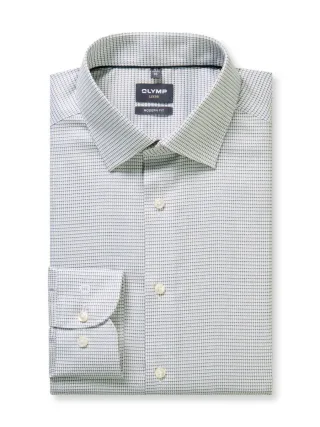 OLYMP - Modern Fit: Businesshemd braun - Gr. - 45